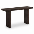 Wood Console Table Dark Brown Rectangular 120cm x 40cm x 80cm